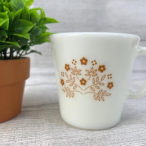Vintage Pyrex Summer Ginger Mugs - 1410 - Etsy