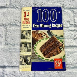 3rd Grand National Cookbook - 1952 100 Prize Winning Recipes