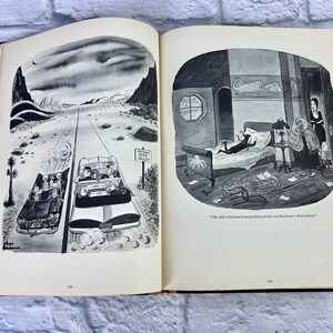 May include: A black and white cartoon illustration of a car full of skeletons driving through a desert landscape. The sign reads "Entering Death Valley".