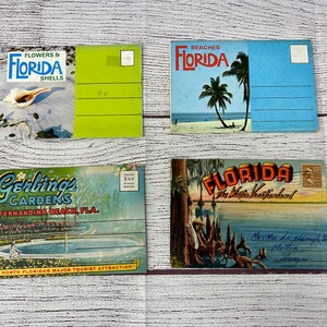 Vintage Florida Postcard Folder Choice of 1 (One)