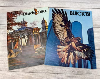 Two Vintage 1980 & 1981 Buick Catalogs