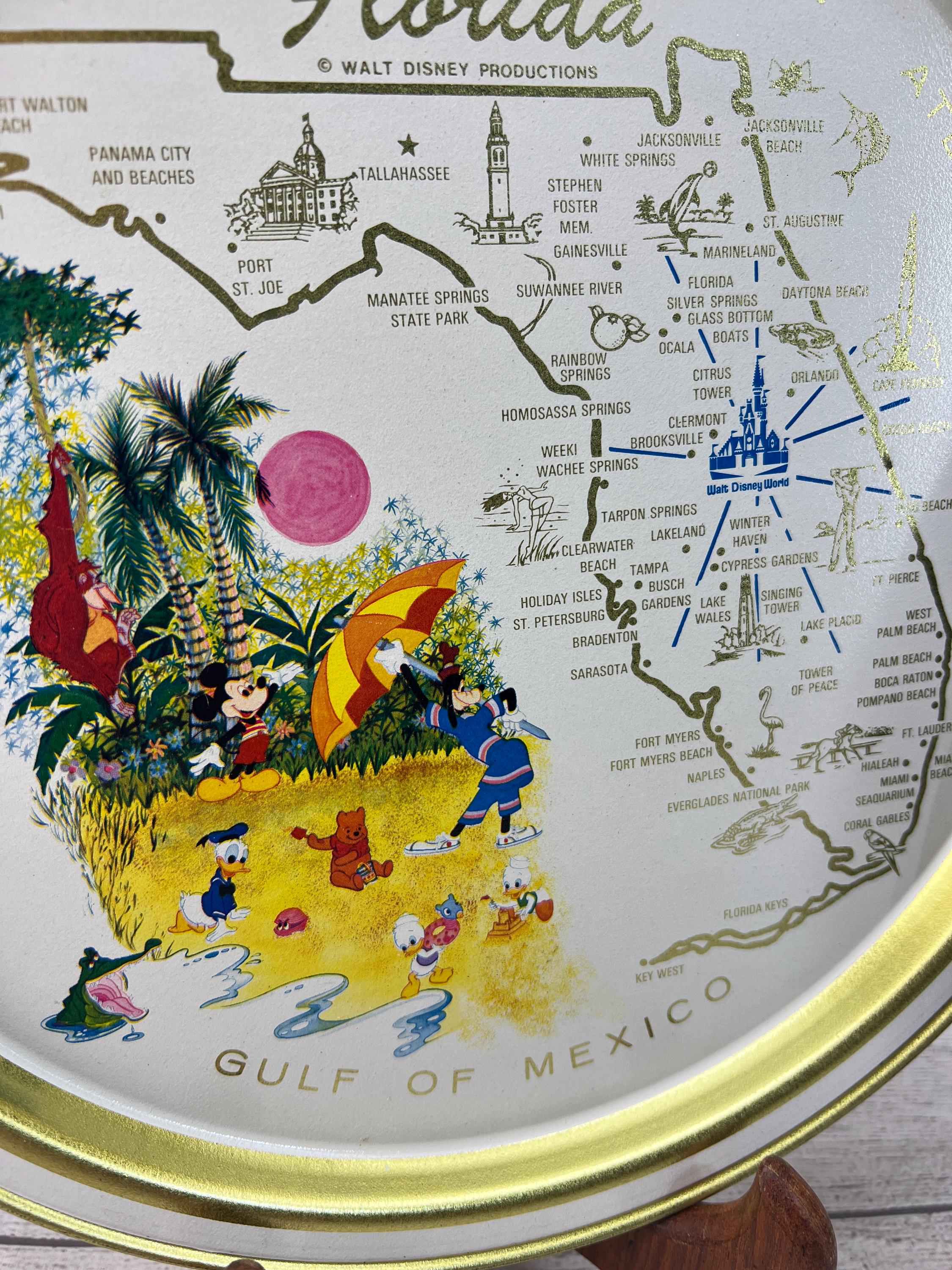 Vintage Walt Disney World Trays - Choice of One - Etsy