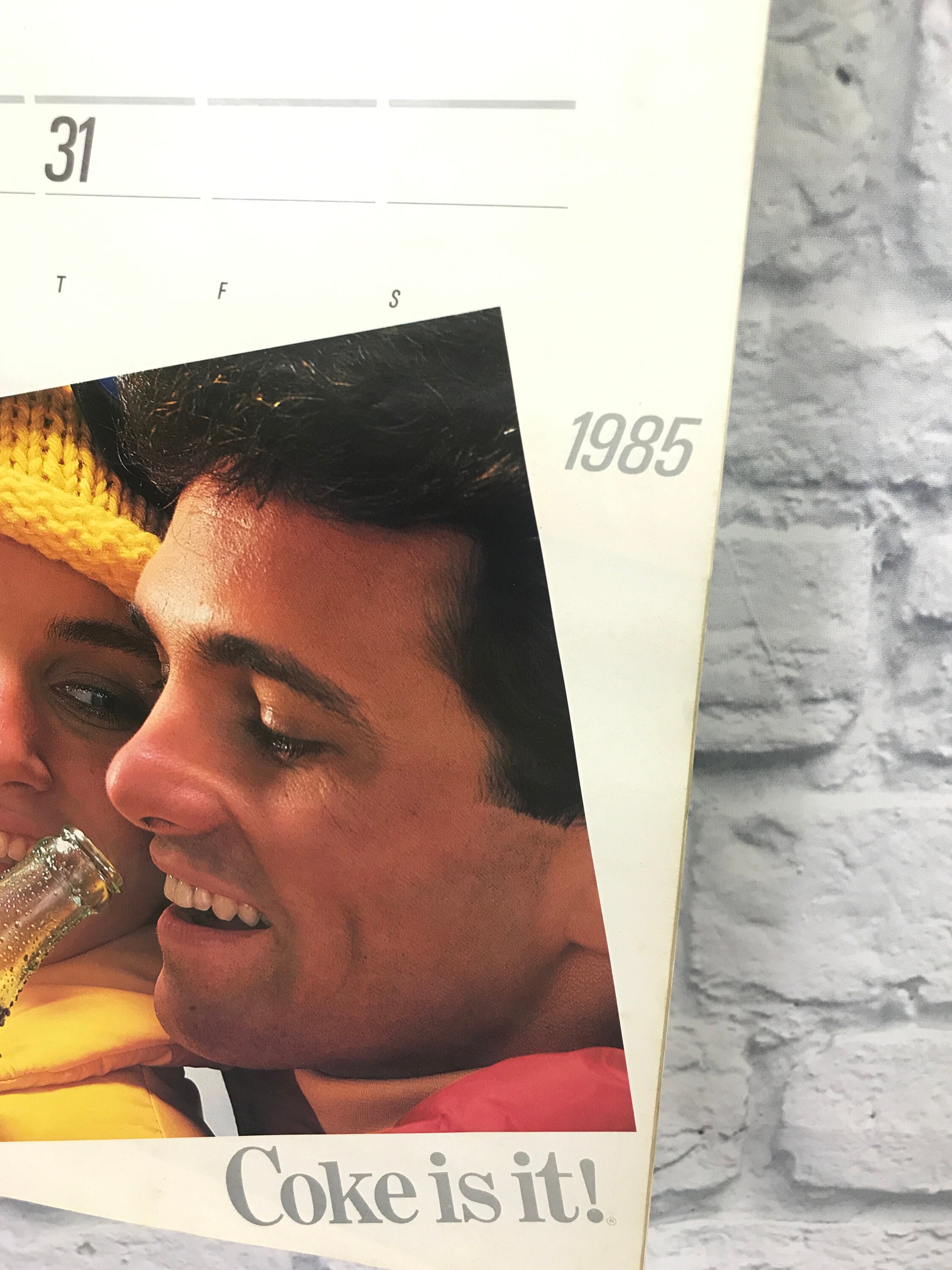 Vintage 1985 Coca-cola Wall Calendar - Etsy