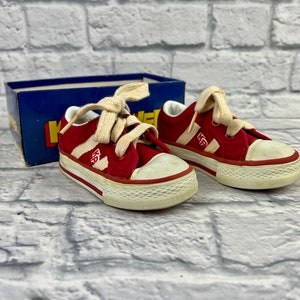 Vintage Child Shoes- Kid Power Action Footwear- Size 6