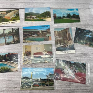 Vintage Hotel Motel Postcards Used and Unused - Lot of 11