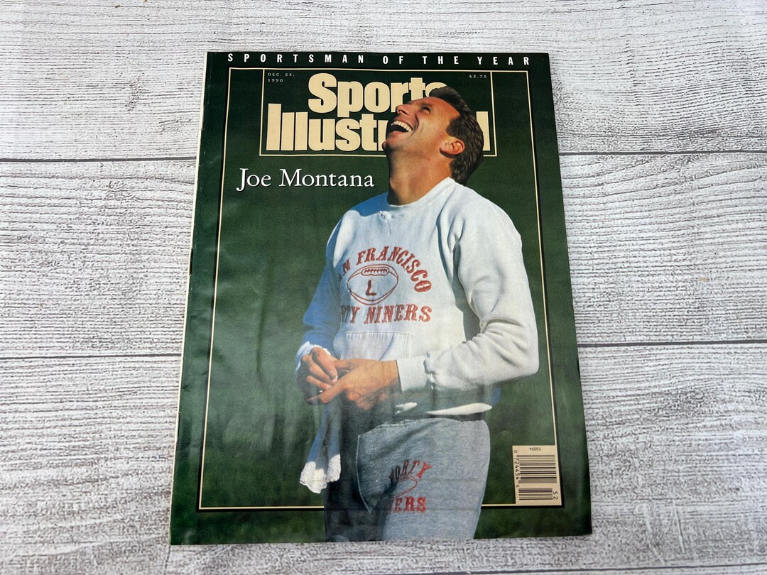Sports Illustrated December 24, 1990 Joe Montana Cover- Sportsman