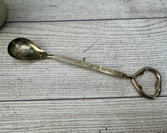 Vintage Sheraton McAlpin Hotel NYC Metal Cocktail Spoon