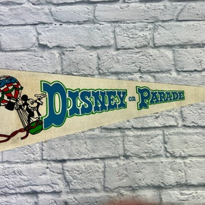 Vintage Disney on Parade Felt Pennant