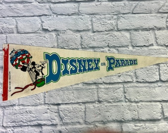 Vintage Disney on Parade Felt Pennant