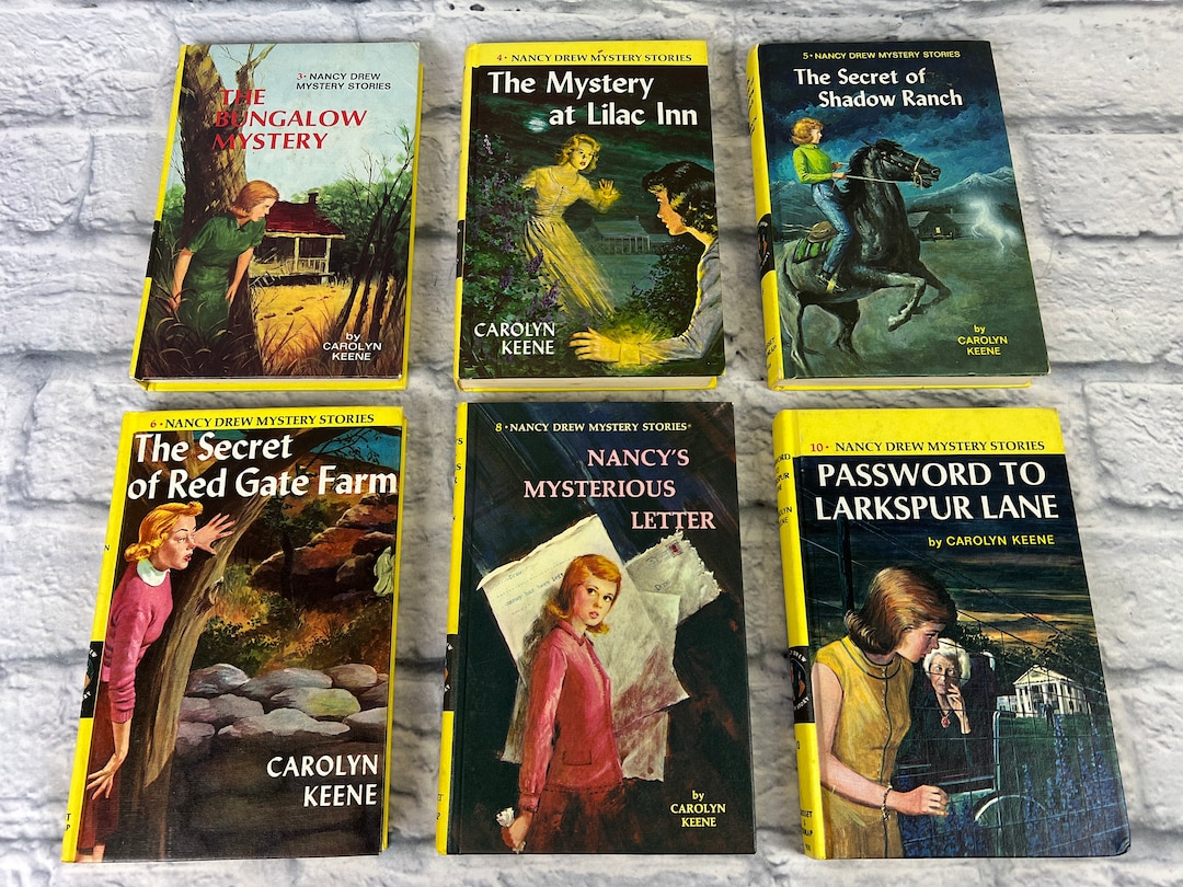 Vintage Nancy Drew Books Your Choice From 3, 4, 5, 6, 8, 10 Etsy
