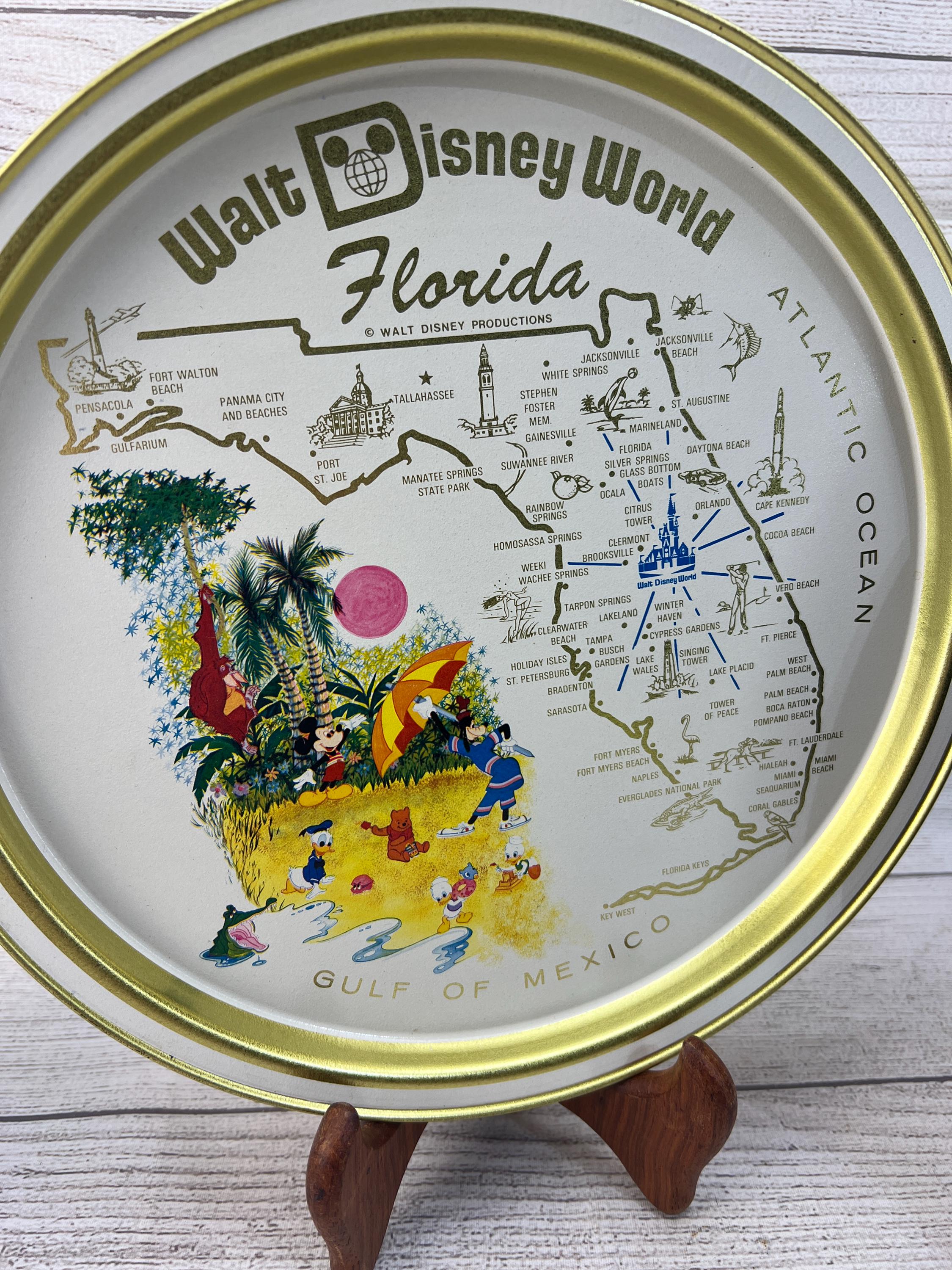 Vintage Walt Disney World Trays - Choice of One - Etsy