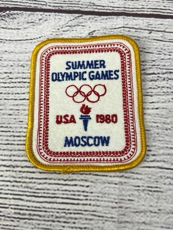 1980 Moscow Summer Olympic Games USA Patch - image 2