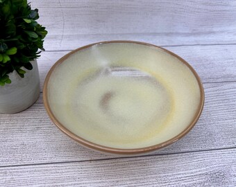 Vintage Frankoma Pottery Salad or Gumbo Bowl 4XL in Plainsman Gold