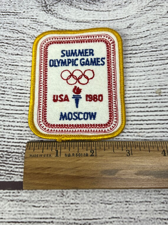1980 Moscow Summer Olympic Games USA Patch - image 5