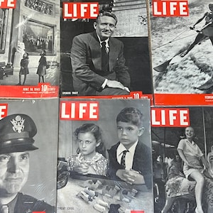 Vintage 1940s Life Magazines