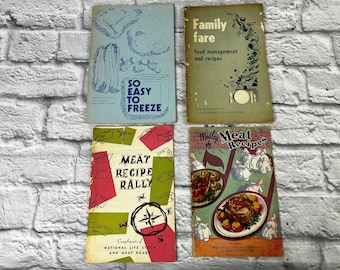 Vintage Cookbooks from USDA and Agricultural Agencies. Price per each