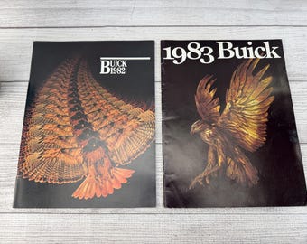 Two Vintage 1982 & 1983 Buick Catalogs