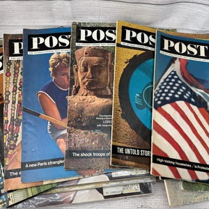 Vintage 1960s Saturday Evening Post Magazines