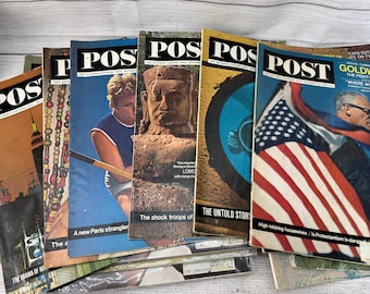 Vintage 1960s Saturday Evening Post Magazines