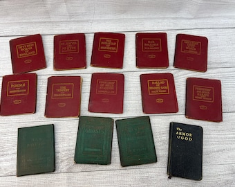Antique 1920s Little Leather Library Books - Choose One or More (CFIP)