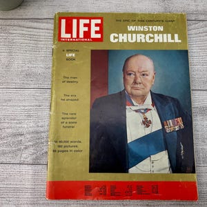 Life International Magazine 1965 Special Edition Winston Churchill