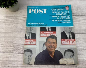 Saturday Evening Post June 4, 1966 Ronald Reagan Cover