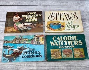 Vintage 1970s Nitty Gritty Cookbooks- Choose from Mexican, Italian, Soups & Stews, Calorie Watchers