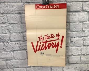 Vintage 1984 Coca-Cola Wall Calendar