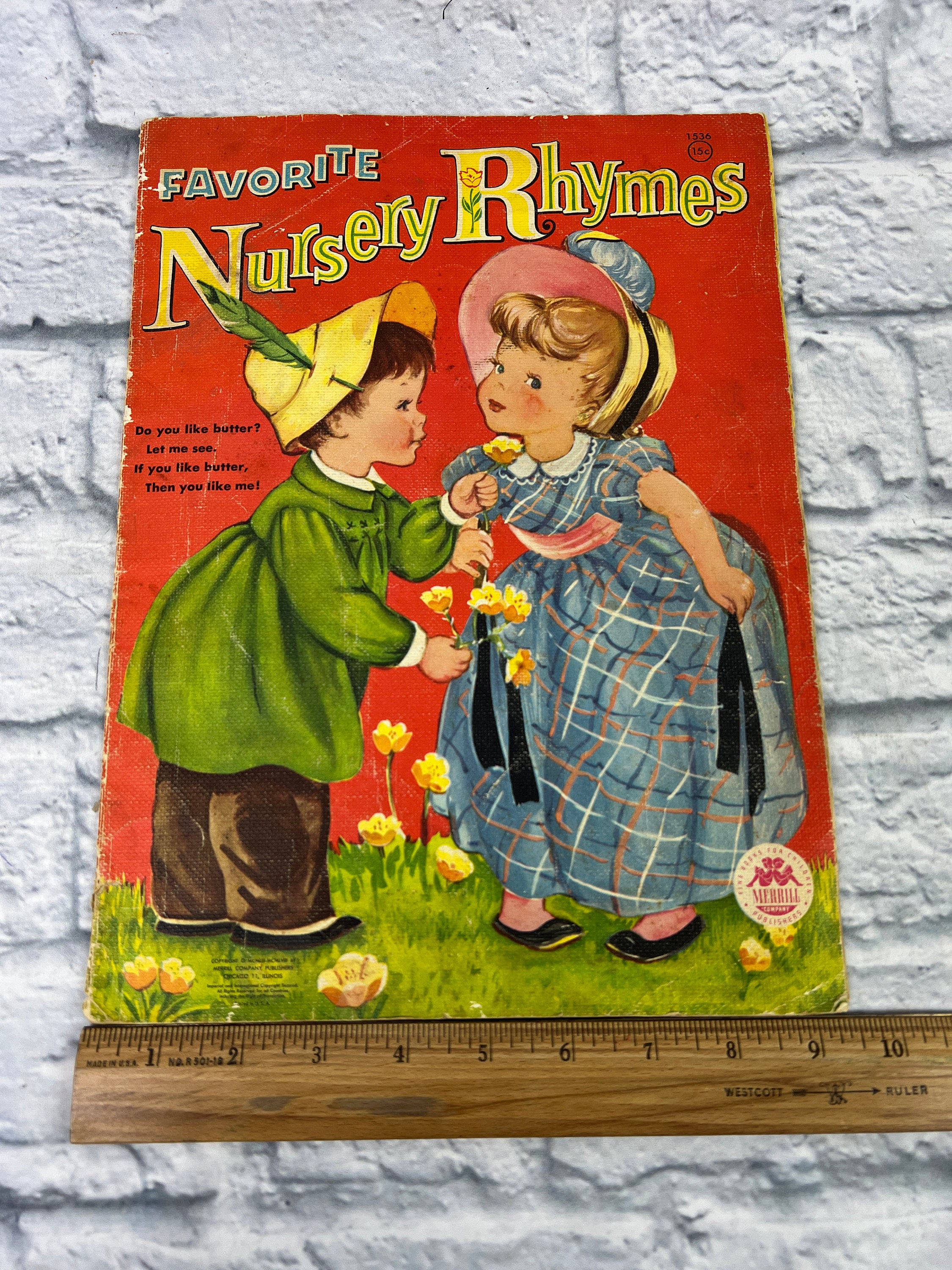 CHILDREN’S RHYMES,ETC. 洋書　アンティーク Vintage 1950s Nursery Rhyme Children's Book - Etsy