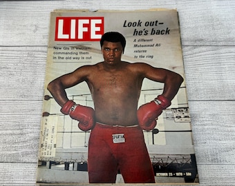 Life Magazine October 23, 1970 Muhammad Ali Cover