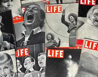 Vintage 1930s Life Magazines