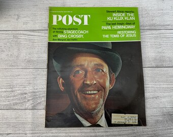 Saturday Evening Post April 9, 1966 Bing Crosby