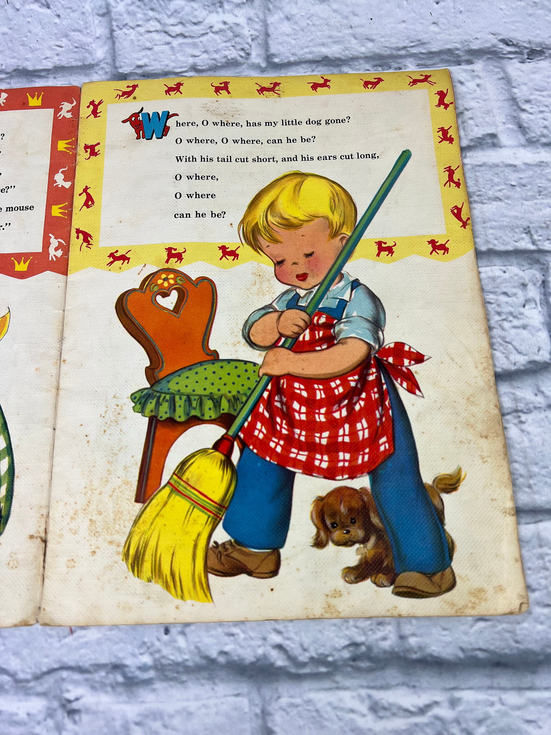Vintage 1950s Nursery Rhyme Children's Book - Etsy