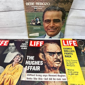 Lot of Four (4) Life Magazines from the Early 1970s