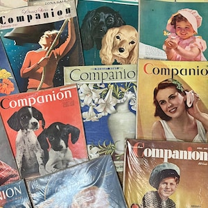 Vintage 1930 & 1940s Women&#39;s Home Companion Magazines - Choose One or More