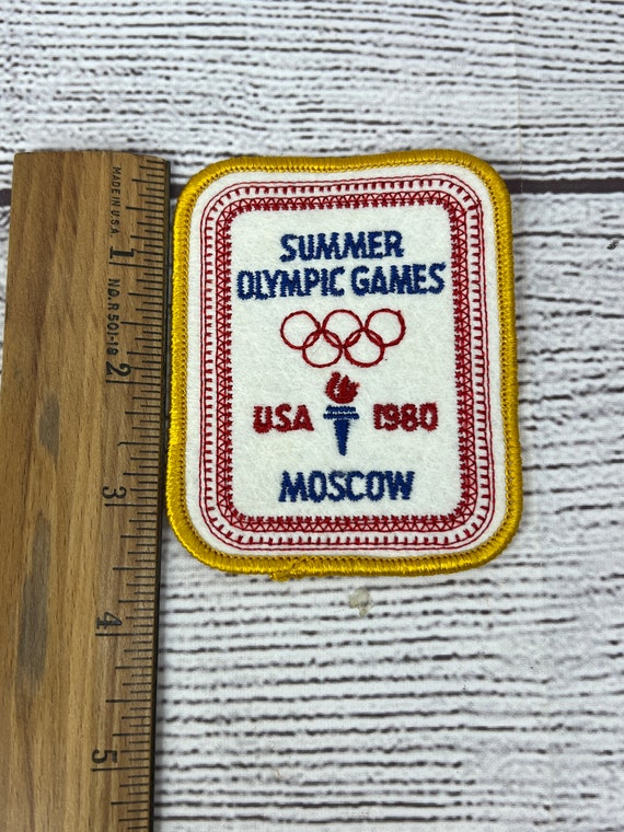 1980 Moscow Summer Olympic Games USA Patch - image 6