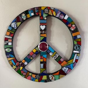 Mosaic Peace Sign