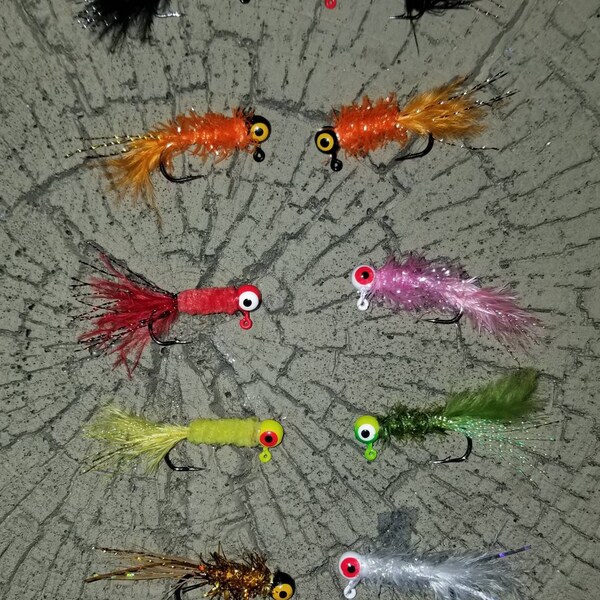 Crappie Hair Jigs Etsy