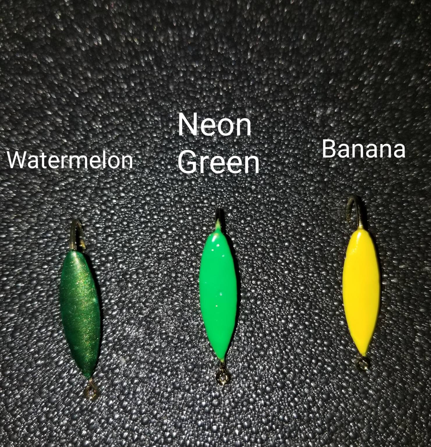 Cucchiai Da Pesca Wolfy 1/20 Oz – 5 Colori Per Crappie E Panfish – Micro Spoon Jigging (Lunghezza 1")