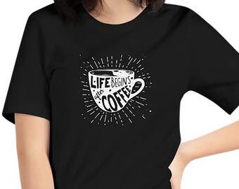 Kaffetröja, kaffeälskare, inspirerande tröja, bra vibbar-tröja, presentidéer-tröja, rolig tröja
