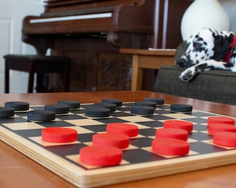 Wood Checker Board with or without checkers