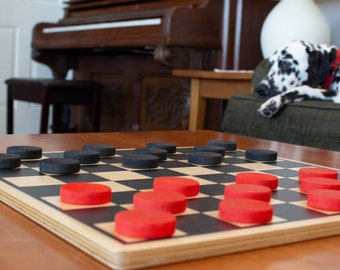 Wood Checker Board with or without checkers