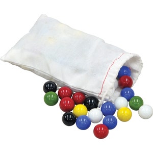 Replacement Marble Packs - Chinese Checkers and Marble Solitaire - Board not included