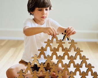 Wooden Stacking Dudes