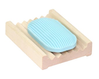 Wood Soap Dish Pair