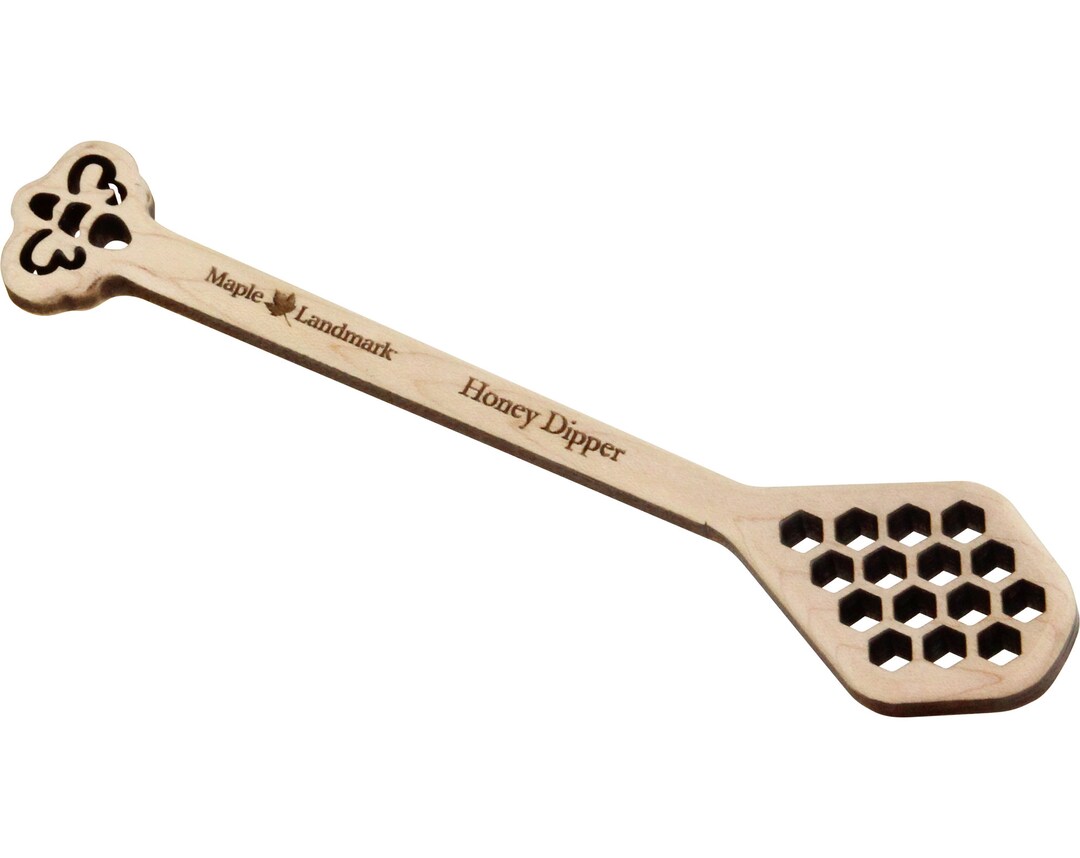 Wooden Honey Dipper Etsy