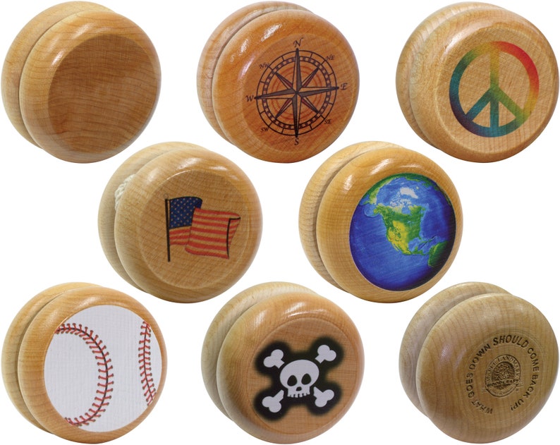 Wooden Yoyos Made in USA Etsy