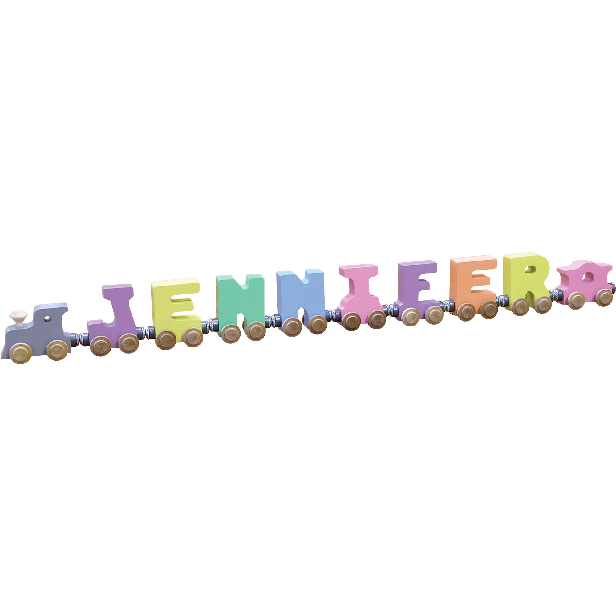 Maple Landmark NameTrain Pastel Letter Car X