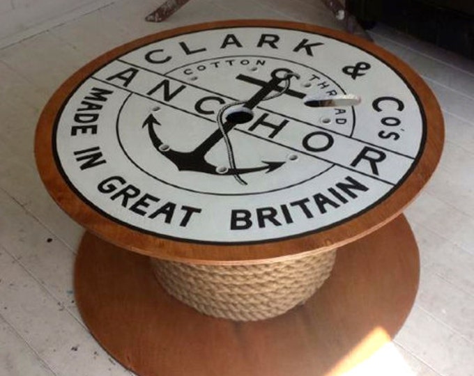 Upcycled Cable Reel Coffee Table Etsy