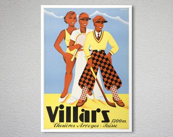 Madagascar Vintage Airline Travel Art Poster Print Giclée